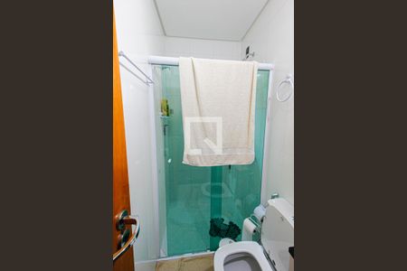 Banheiro da Suíte de apartamento à venda com 2 quartos, 50m² em Vila Camilópolis, Santo André