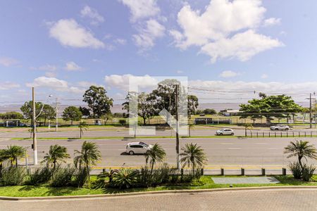 Vista sala e quarto de apartamento para alugar com 1 quarto, 43m² em Cristal, Porto Alegre