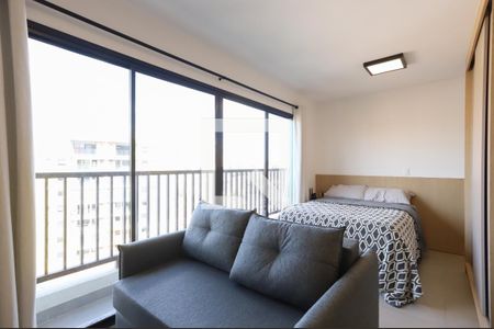 Sala e Quarto de kitnet/studio para alugar com 1 quarto, 27m² em Jardim São Paulo(zona Norte), São Paulo