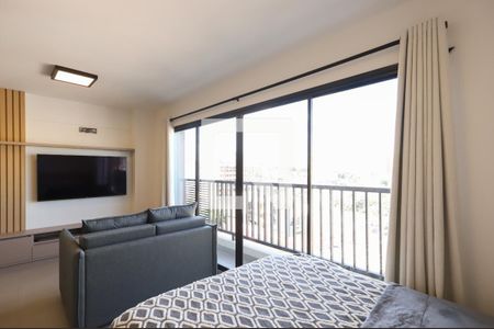 Sala e Quarto de kitnet/studio para alugar com 1 quarto, 27m² em Jardim São Paulo(zona Norte), São Paulo