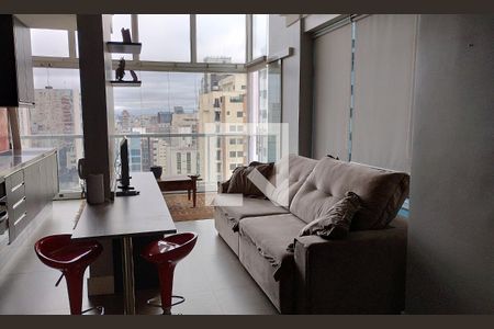 Sala de apartamento para alugar com 2 quartos, 100m² em Pinheiros, São Paulo
