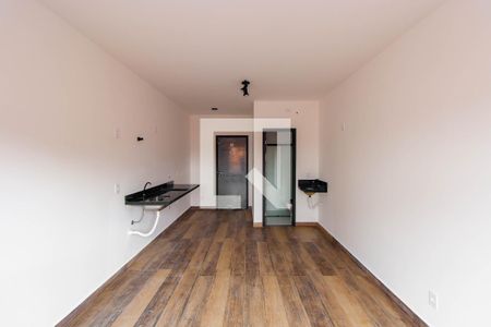 Sala/Cozinha de kitnet/studio para alugar com 1 quarto, 25m² em Quinta da Paineira, São Paulo