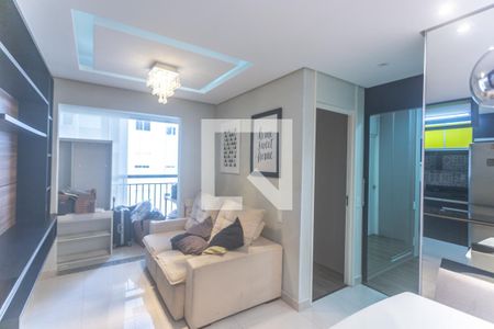 Sala de estar de apartamento para alugar com 2 quartos, 56m² em Planalto, São Bernardo do Campo