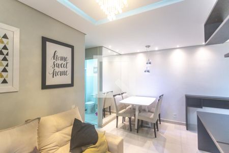 Sala de estar de apartamento para alugar com 2 quartos, 56m² em Planalto, São Bernardo do Campo