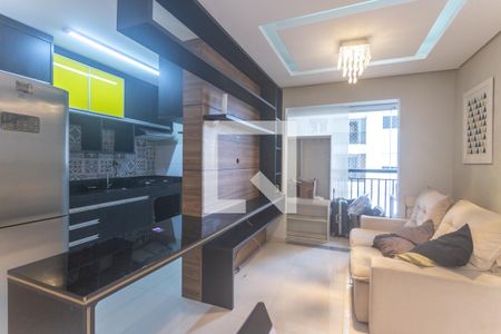 Sala de estar de apartamento para alugar com 2 quartos, 56m² em Planalto, São Bernardo do Campo