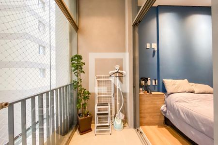 Studio à venda com 27m², 1 quarto e sem vaga Studio à venda com 27m², 1 quarto e sem vagaVaranda