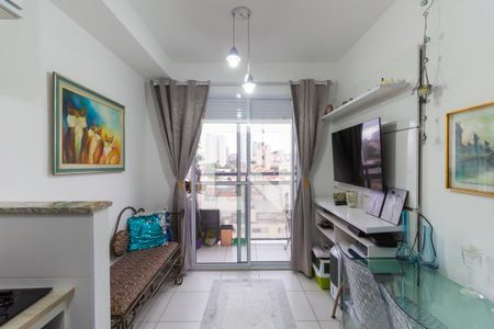Sala de apartamento à venda com 1 quarto, 28m² em Jardim da Glória , São Paulo