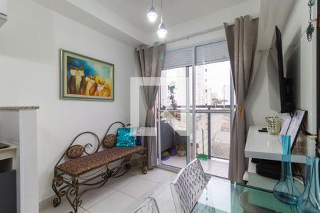 Sala de apartamento à venda com 1 quarto, 28m² em Jardim da Glória , São Paulo