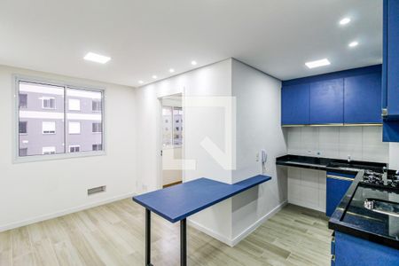 Sala/Cozinha de apartamento à venda com 2 quartos, 33m² em Santo Amaro, São Paulo
