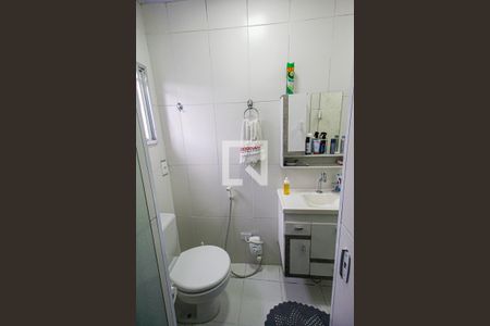 Banheiro da Suíte de casa à venda com 3 quartos, 176m² em Parque Novo Oratório, Santo André