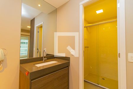 Banheiro de kitnet/studio à venda com 1 quarto, 34m² em Consolação, São Paulo