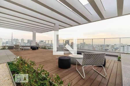 Studio à venda com 34m², 1 quarto e 1 vaga Studio à venda com 34m², 1 quarto e 1 vagaÁrea comum - Churrasqueira