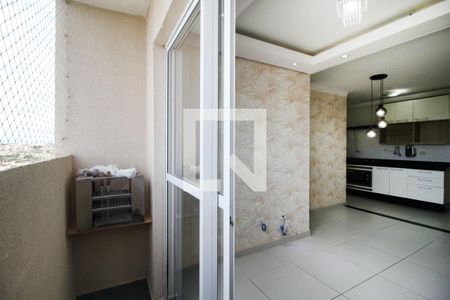 Varanda da Sala de apartamento para alugar com 2 quartos, 55m² em Jardim Goncalves, Sorocaba
