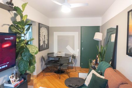 Sala de apartamento para alugar com 1 quarto, 40m² em Bela Vista, São Paulo