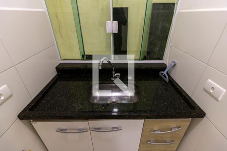 Studio para alugar com 28m², 1 quarto e sem vaga Studio para alugar com 28m², 1 quarto e sem vagaDetalhe da cozinha