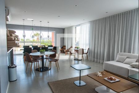 Apartamento para alugar com 32m², 1 quarto e sem vaga Apartamento para alugar com 32m², 1 quarto e sem vagaÁrea comum - Salão de festas