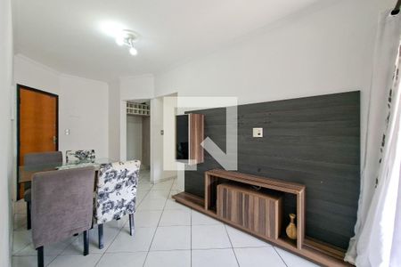 Sala de apartamento para alugar com 2 quartos, 75m² em Guilhermina, Praia Grande