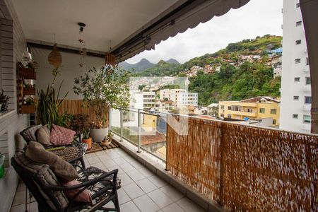 Varanda da Sala de apartamento à venda com 2 quartos, 93m² em Tijuca, Rio de Janeiro