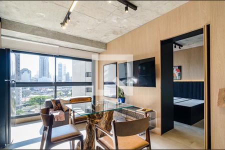 Sala de apartamento à venda com 1 quarto, 39m² em Jardim das Bandeiras, São Paulo