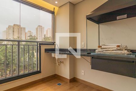 Varanda da Sala de apartamento para alugar com 2 quartos, 76m² em Vila Andrade, São Paulo