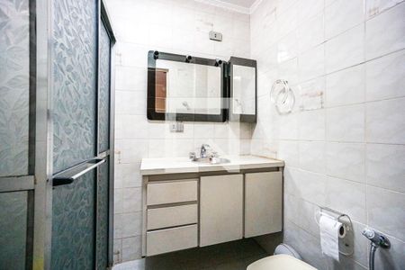 Banheiro da suíte de apartamento à venda com 2 quartos, 55m² em Vila Gomes Cardim, São Paulo