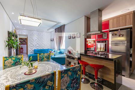 Sala de apartamento à venda com 2 quartos, 134m² em Vila Homero Thon, Santo André