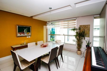 Sala de Jantar de apartamento à venda com 4 quartos, 132m² em Funcionários, Belo Horizonte