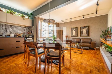 Sala/Cozinha de apartamento à venda com 2 quartos, 78m² em Jardim Paulista, São Paulo