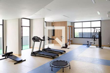Apartamento para alugar com 45m², 2 quartos e 1 vaga Apartamento para alugar com 45m², 2 quartos e 1 vagaÁrea Comum - Academia