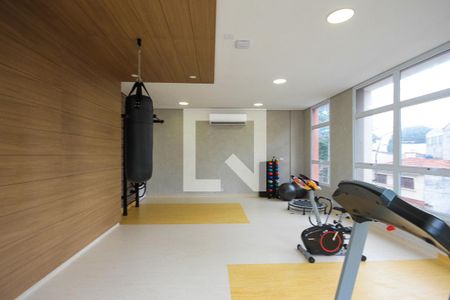 Apartamento para alugar com 31m², 1 quarto e 1 vaga Apartamento para alugar com 31m², 1 quarto e 1 vagaÁrea comum - Academia