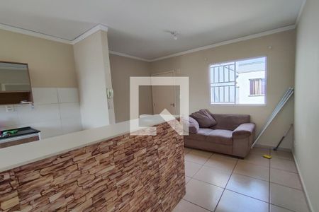 Sala  de apartamento para alugar com 2 quartos, 44m² em Jardim Florestan Fernandes, Ribeirão Preto