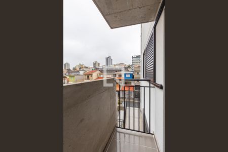 Varanda de apartamento à venda com 2 quartos, 37m² em Vila Valparaiso, Santo André