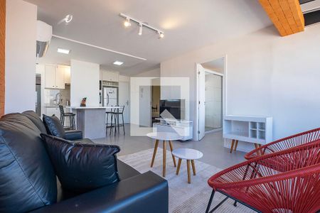 Sala/Cozinha de apartamento para alugar com 2 quartos, 50m² em Pinheiros, São Paulo