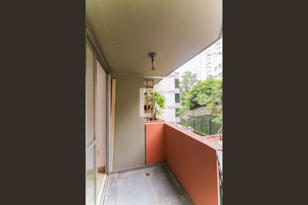 Varanda da Sala de apartamento para alugar com 1 quarto, 45m² em Real Parque, São Paulo