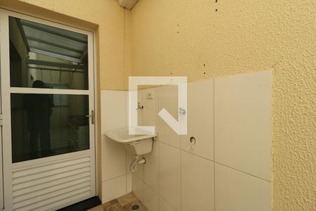 Área de Serviço de apartamento à venda com 3 quartos, 82m² em Vila Pires, Santo André