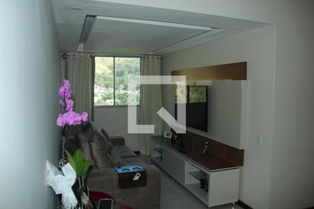 Sala de apartamento para alugar com 2 quartos, 80m² em Caonze, Nova Iguaçu