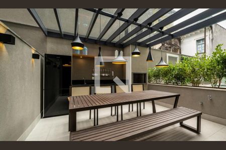 Apartamento para alugar com 38m², 1 quarto e sem vagaÁrea gourmet