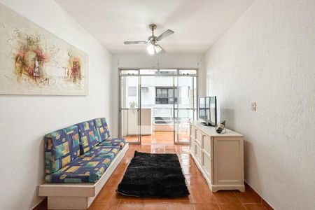 Sala de apartamento para alugar com 3 quartos, 119m² em Balneario Cidade Atlantica, Guarujá