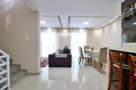 Sala de casa à venda com 3 quartos, 131m² em Parque Novo Oratório, Santo André