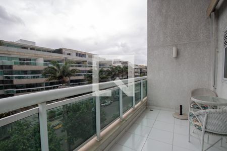 Varanda de apartamento à venda com 1 quarto, 50m² em Recreio dos Bandeirantes, Rio de Janeiro