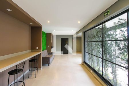 Área comum de kitnet/studio para alugar com 1 quarto, 25m² em Quinta da Paineira, São Paulo