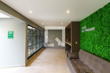 Área comum de kitnet/studio para alugar com 1 quarto, 25m² em Quinta da Paineira, São Paulo