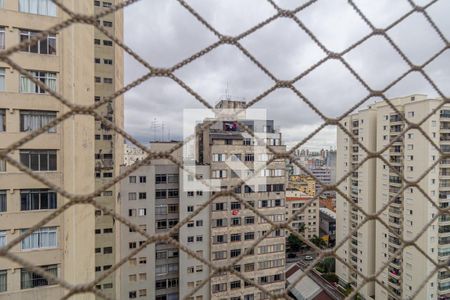 Vista do Quarto - Suíte de apartamento para alugar com 1 quarto, 40m² em Santa Cecília, São Paulo