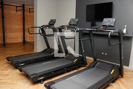 Studio à venda com 2552m², 1 quarto e 1 vaga Studio à venda com 2552m², 1 quarto e 1 vagaÁrea comum - Academia