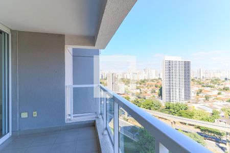 Varanda da Sala de apartamento para alugar com 1 quarto, 44m² em Brooklin, São Paulo