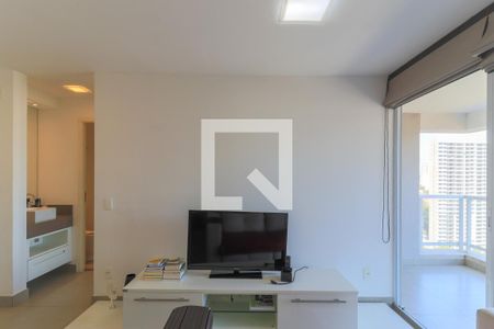 Sala  de apartamento para alugar com 1 quarto, 44m² em Brooklin, São Paulo