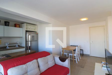 Sala  de apartamento para alugar com 1 quarto, 44m² em Brooklin, São Paulo