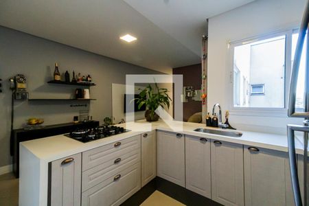 Cozinha de apartamento à venda com 3 quartos, 140m² em Vila Valparaíso, Santo André