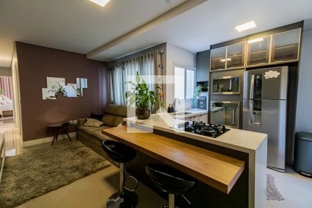 Sala de apartamento à venda com 3 quartos, 140m² em Vila Valparaíso, Santo André