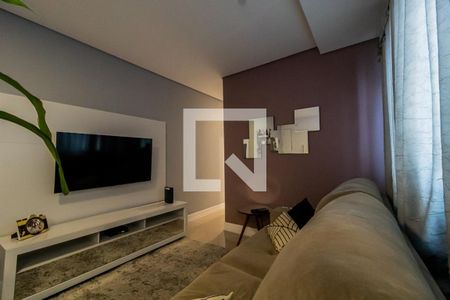 Sala de apartamento à venda com 3 quartos, 140m² em Vila Valparaíso, Santo André